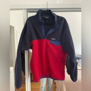 Patagonia Red and Blue Pullover